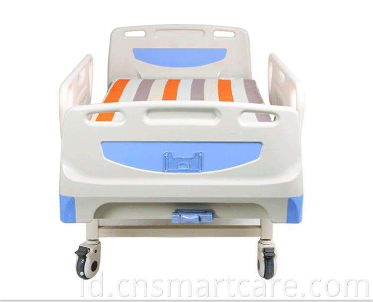 Satu manual tempat tidur perawatan rumah sakit engkol untuk peralatan medis